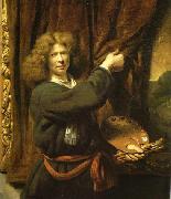 Cornelis Bisschop Self portrait as Zeuxis Germany oil painting artist